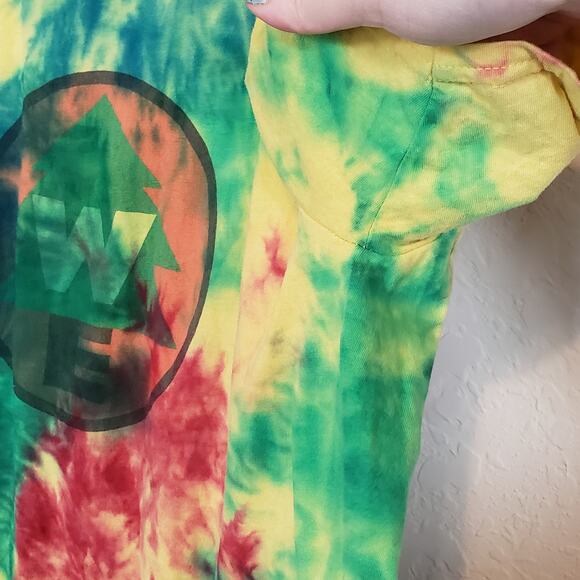 Gildan Soft Style Ring Spun Wilderness Explorer Tie Dye T-Shirt Unisex Medium - Picture 4 of 7